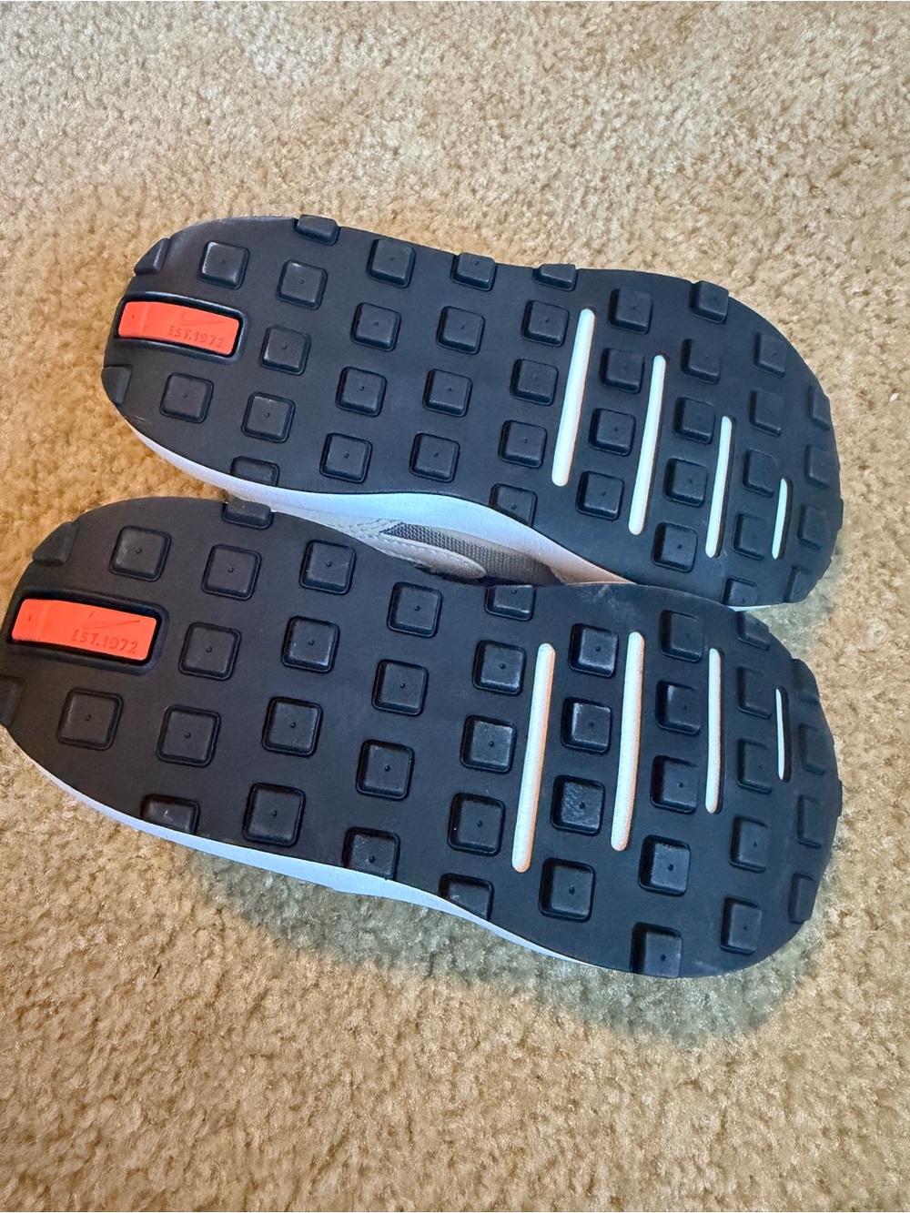 Nike Kids White and Black Athletic Sneakers - Picture 6 of 6